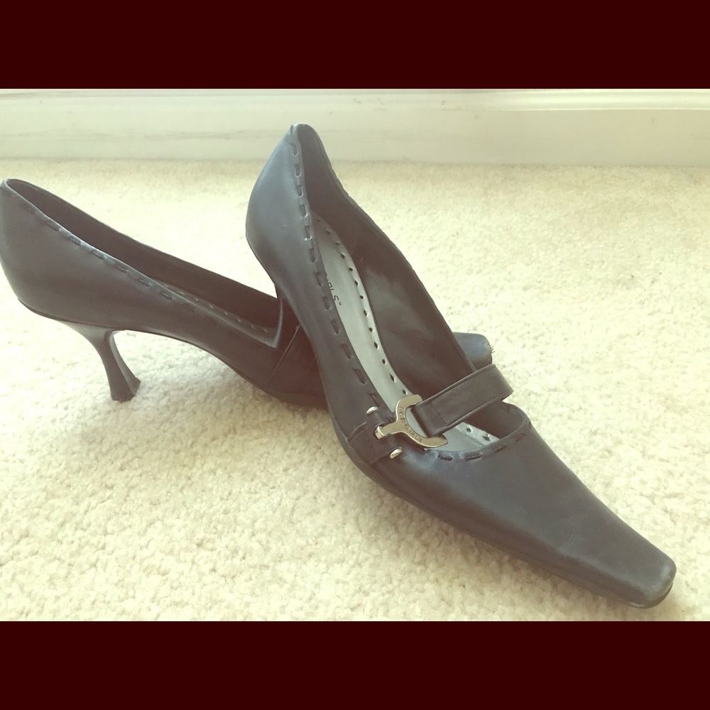 BCBG Navy Pumps